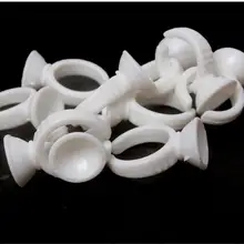 100 шт. клей-кольцо для наращивания ресниц, клей-поддон для ресниц, набор для макияжа, косметический инструмент для макияжа