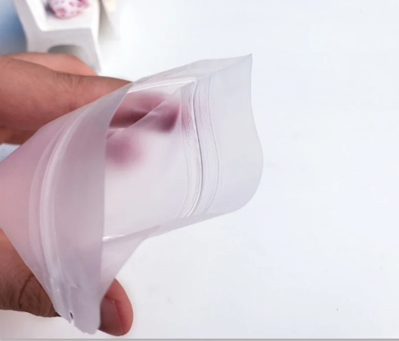 100/500 шт Dura с внутриканальными наушниками матовый ziplock мешки пластиковый мешок с застежкой-молнией, матовые прозрачные упаковочные сумки