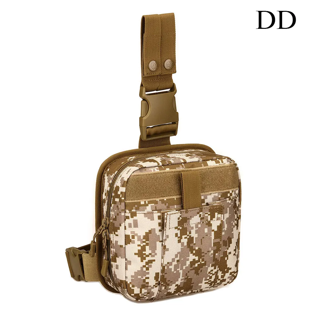 Защита плюс сумка для ног тактическая сумка для ног Западная сумка Военная Медицинская Сумка MOLLE система первой помощи набор сумка для хранения - Цвет: DD