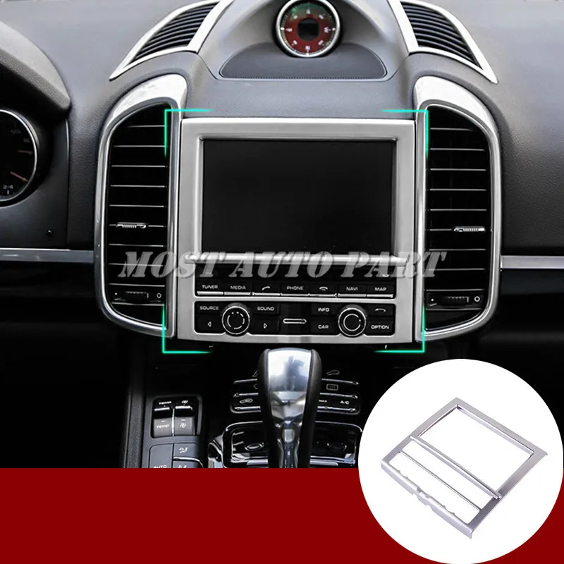 

Inner Console GPS Navigation & CD Panel Cover For Porsche Cayenne 2011-2015