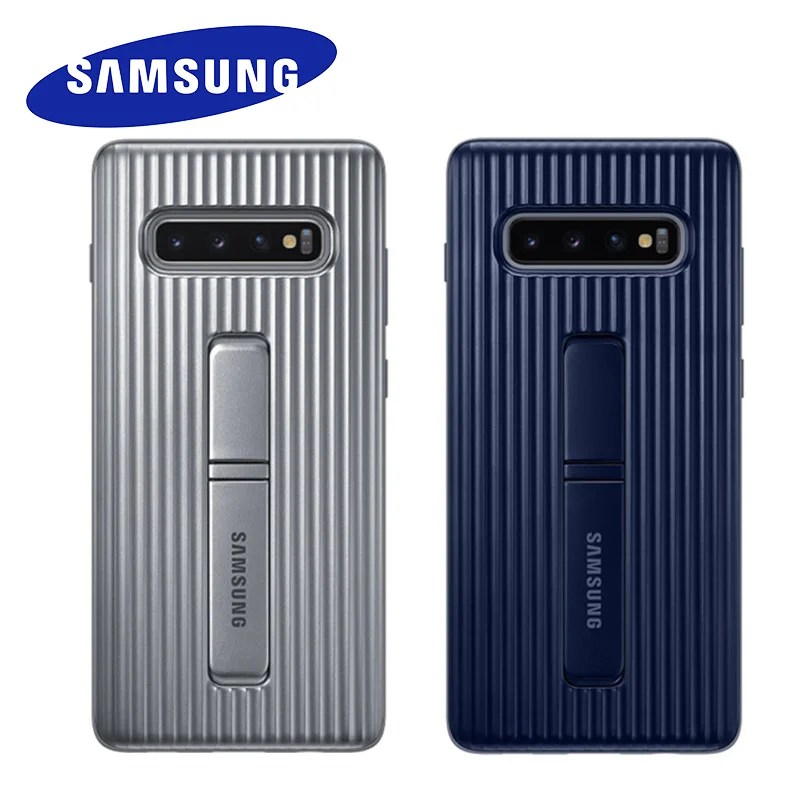 

S10 Case Original Samsung Galaxy S10 Plus S10+ Standing Phone Case Ultimate Device Full Protection Cover For Galaxy S10 S10Plus