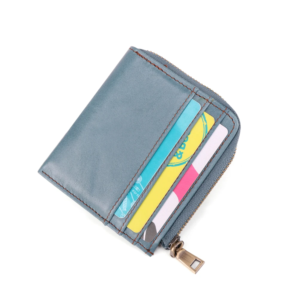 

Wholesale Super Slim Soft Wallet 100% Sheepskin Genuine Leather Mini Credit Card Wallet Purse Card Holders Men Wallet Thin Small