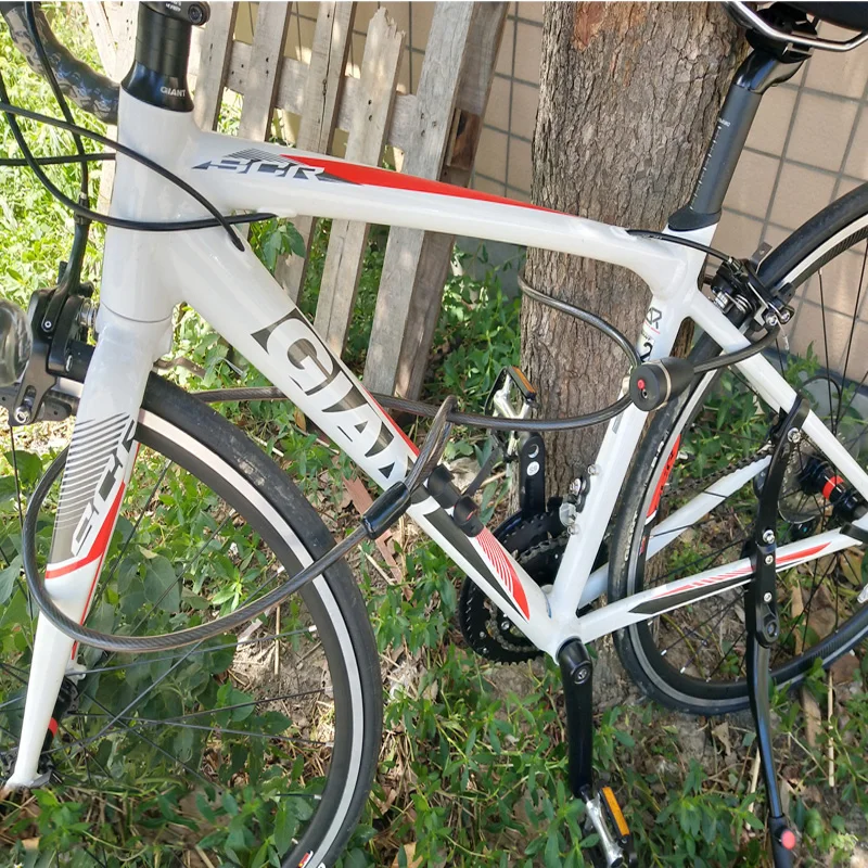 

Bicycle lock security lock 2 meters long cable lock road car mountain bike lock