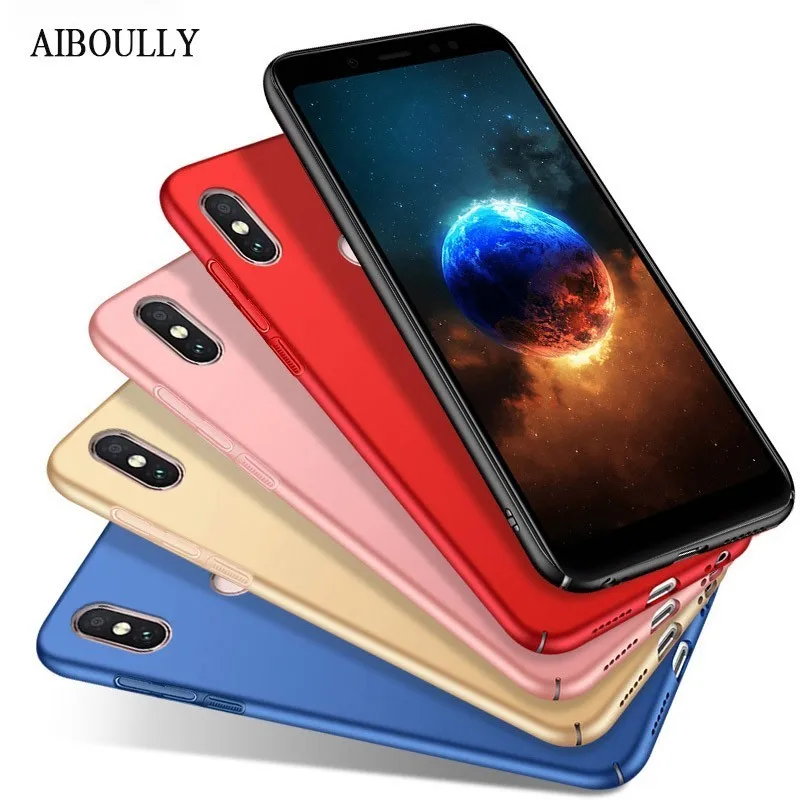 Тонкий чехол с полным покрытием 360 градусов для Xiaomi Redmi Note 5 Pro роскошный жесткий