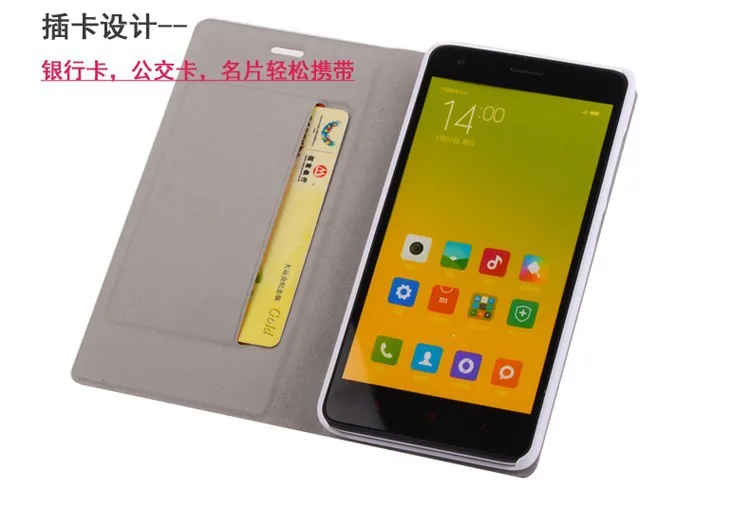 Для Xiaomi Redmi 2 известный бренд флип чехол для телефона Redmi 2A 4,7 ''Бумажник кожаный чехол пленка для экрана Подарочный держатель для карт