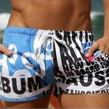 

New men's print shorts men's surfboard shorts summer long and high shorts beach wear dry fast