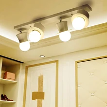 Корейский гардероб потолочный светильник 1/2/3/4 головы креативные Gentman шляпа Лофт простой ткани магазин Кофе бар светильник балкон лампа