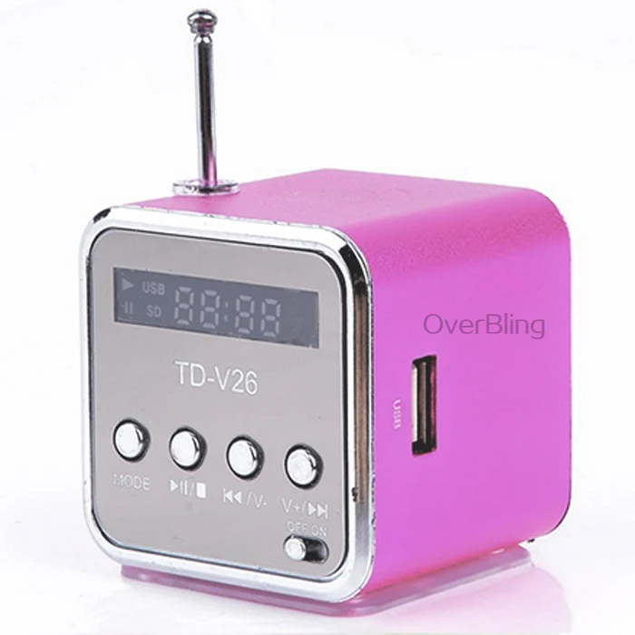 Купить 2015 новый цифровой портативный динамик мини MP3-плеер диск USB ...