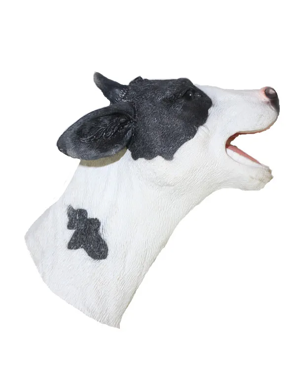 Funny Halloween Animal Fancy Dress Latex Cute Zootopia Milk Cow Hand Funny Halloween Animal Fancy Dress Latex Cute Zootopia Milk Cow Hand