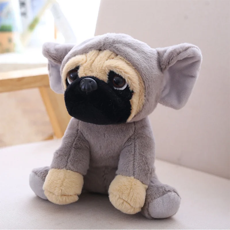 pug, animal, presentes de Natal, 20cm, 1pc