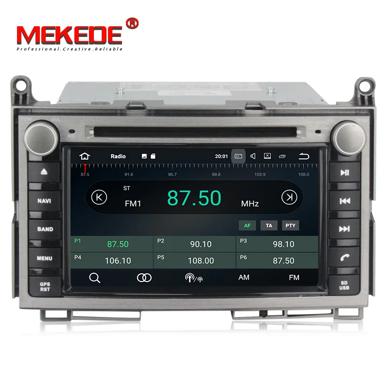 Perfect MEKEDE free shipping Quad Core Android 8.1 car dvd player GPS navigation Radio Stereo for toyota venza 2008-2014 with wifi BT 4G 2