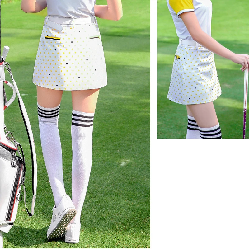

Cotton Women's Golf Skirt Short Women Clothes Outdoor Sport Breathable Professional Leisure Summer Sportswear Skirt Red 4 Size