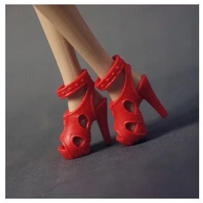 Обувь для куклы красная обувь для куклы BB BBI500