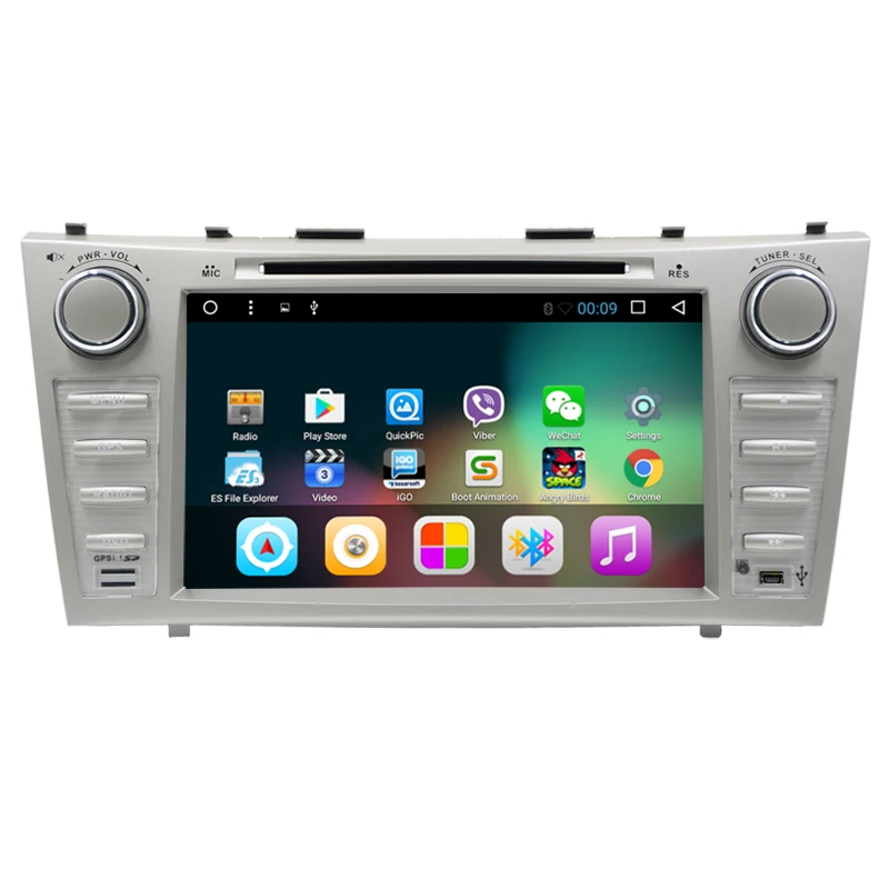 Cheap 2G+16G 2 Din Quad Core 8" Android 6.0 Car DVD GPS Navigation For Toyota Camry 2007 2008 2009 2010 Head Unit Car Stereo radio 9