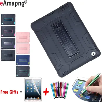 

Heavy Duty Hybrid Shockproof Kids Safe Silicon Cover Case with Stand Tablet Protector for Apple iPad 2 3 4 9.7 Coque Capa Funda