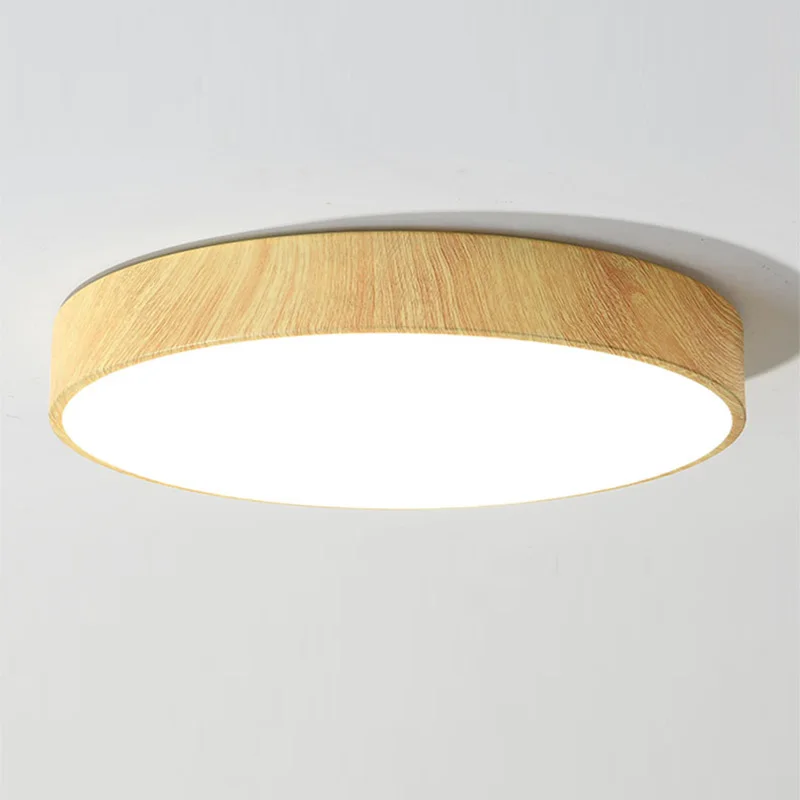  Ultra-thin modern Wood grain LED Ceiling Light Living Room Bedroom Light Corridor Balcony LED Ceili - 33016158112