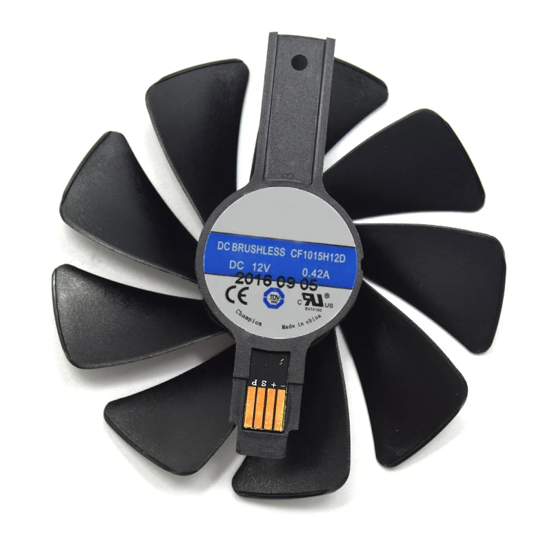 Новый 95 мм CF1015H12D DC 12 В Вентилятор охлаждения заменить для Sapphire NITRO RX 580 590 RX480 RX470