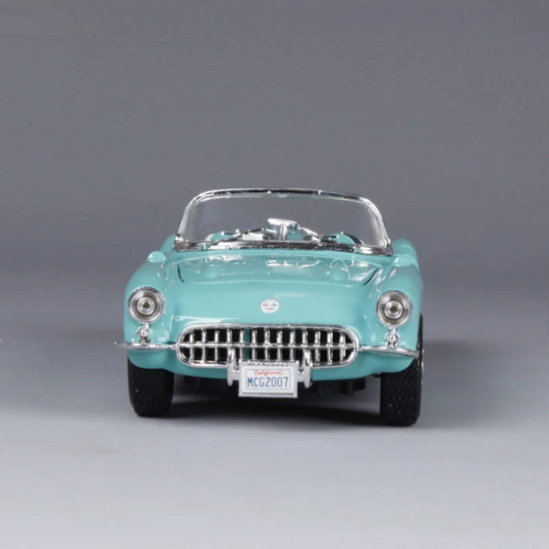 1:24 Chevrolet 1957 Классическая Металлическая Модель автомобиля винтажный игрушечный автомобиль Высокая литая модель украшение или домашняя