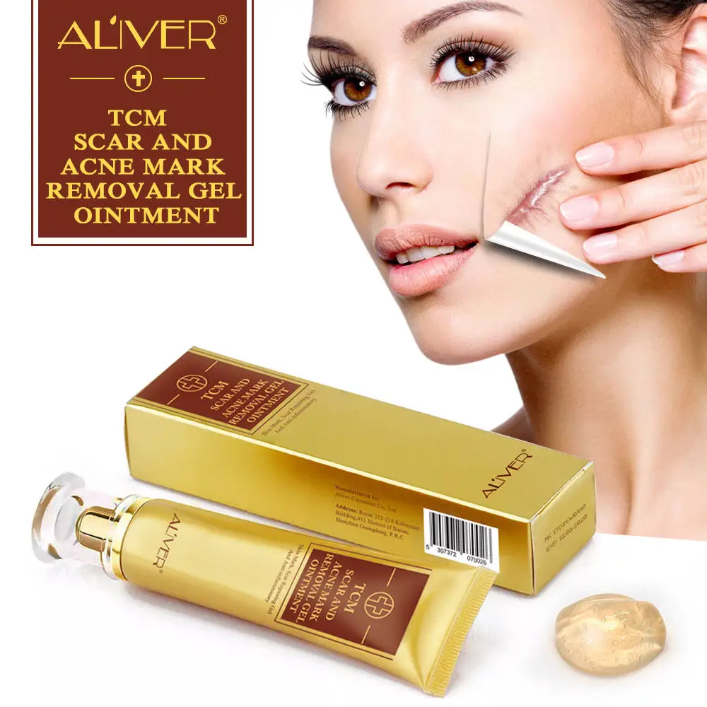 

ALIVER Ginseng Acne Scar Removal Face Gel Stretch Cut Burn Spots Marks Treatment