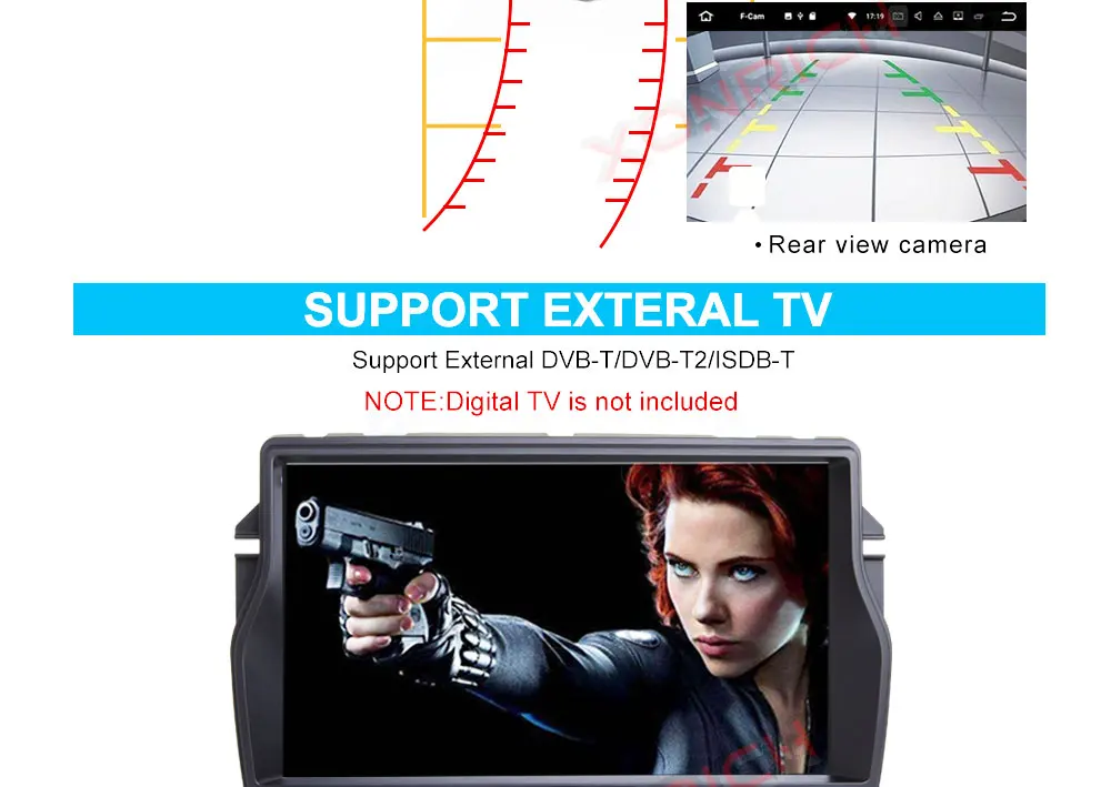 Discount Autoradio 1 din Android 9.0  Car DVD GPS For Lada Vesta 2015-2018 Automotive Multimedia Player DSP WIFI Navi OBD 22