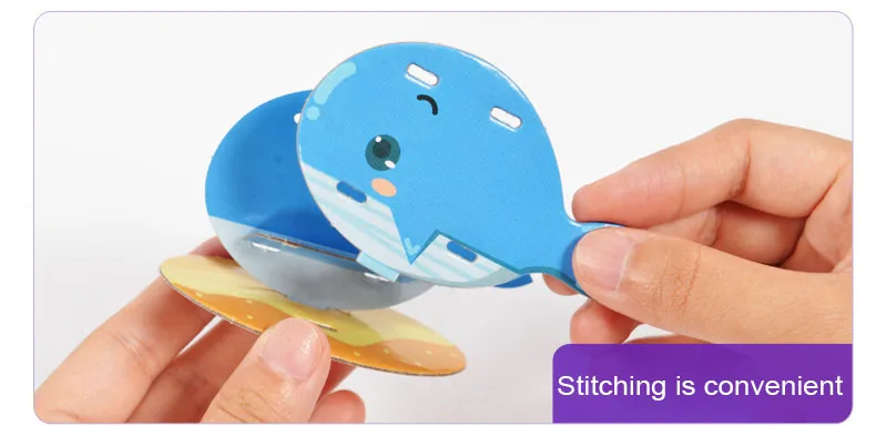Дети интерес 3D бумажная модель головоломки игрушки/Дети Детские модели открыток безопасный DIY ручной работы мультфильм дошкольного пазл развивающий игрушки
