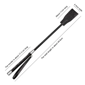 Bdsm Leather Horse Whip With Sword Handle crop whip Flogger Spanking Paddle Slave Fun Sex Products Toys Adult For Game Couples 5