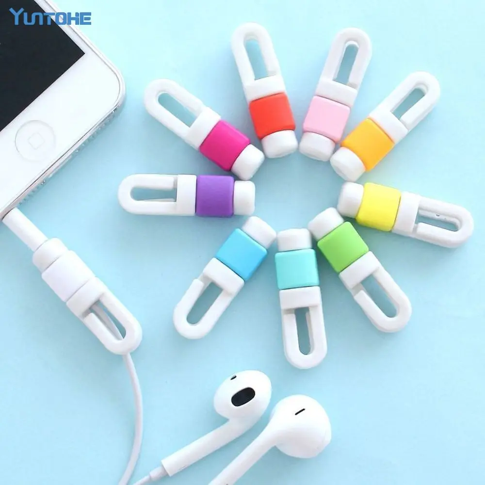 2000PCS/LOT Earphone Cable Protector Organizer Headphone Cord Protector
