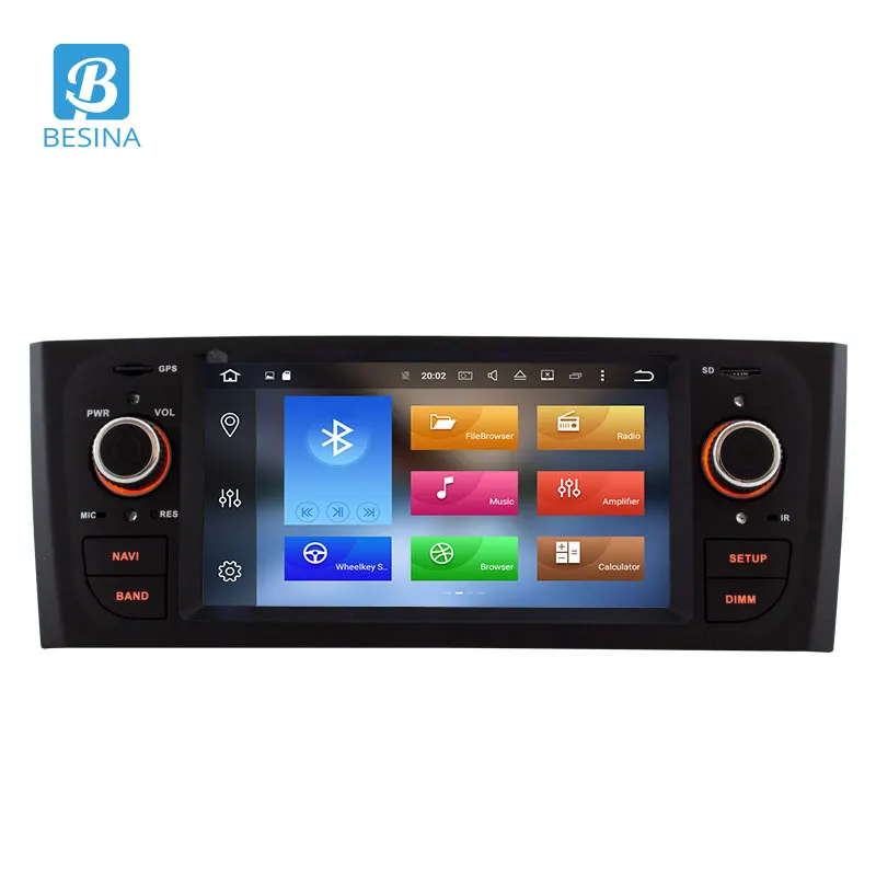 Besina Android 8 0 автомобильное радио для Fiat Grande Punto Linea 2007 2008 2009 2010 2012 мультимедийный