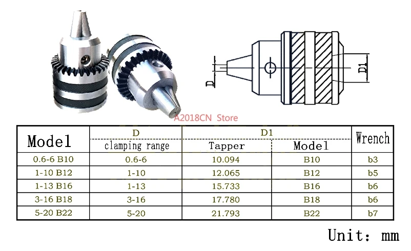 1 комплект Новый Патрон Диапазон 3-16 мм MT2 MT3 MT4 B18 Регулируемый Keyless самостоятельно затянуть Цанга с Морзе arbor коническим хвостовиком