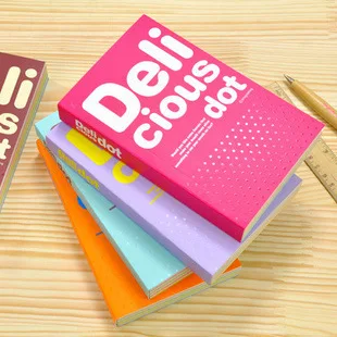 

3137 effective thickening of notebook color inside 150 pages cious notebook 1 pcs/set mixed color