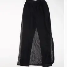 В Корейском стиле; для мужчин; Новинка; Цвет Черный; модные с точки зрения ветра сетки Облегающие штаны Маленькие ноги большие размеры с эластичной талией trousers27-40