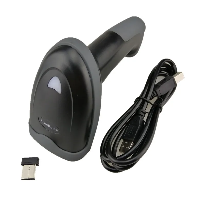 Latest Wireless Barcode Scanner Gun Sweep Supermarket Shop 1D Scan