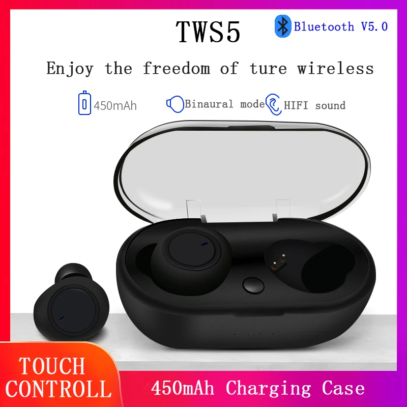 MINGGE TWS5, беспроводные наушники, Bluetooth, MG-TWS, интеллектуальный сенсорный, высокое качество, динамик, микрофон, стерео, для Android и iPhone