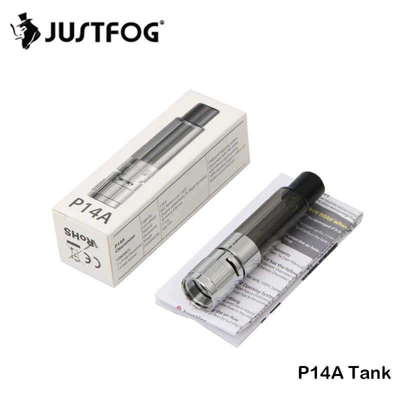 

Original JUSTFOG P14A Clearomizer 1.9ml Tank Fit for P14A Battery Vape Kit Electronic Cigarette Atomizer