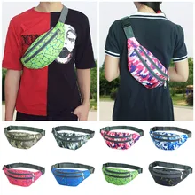 Дорожная сумка-бум, поясная сумка для денег, кошелек для паспорта, защитный чехол на молнии, камуфляжная поясная сумка