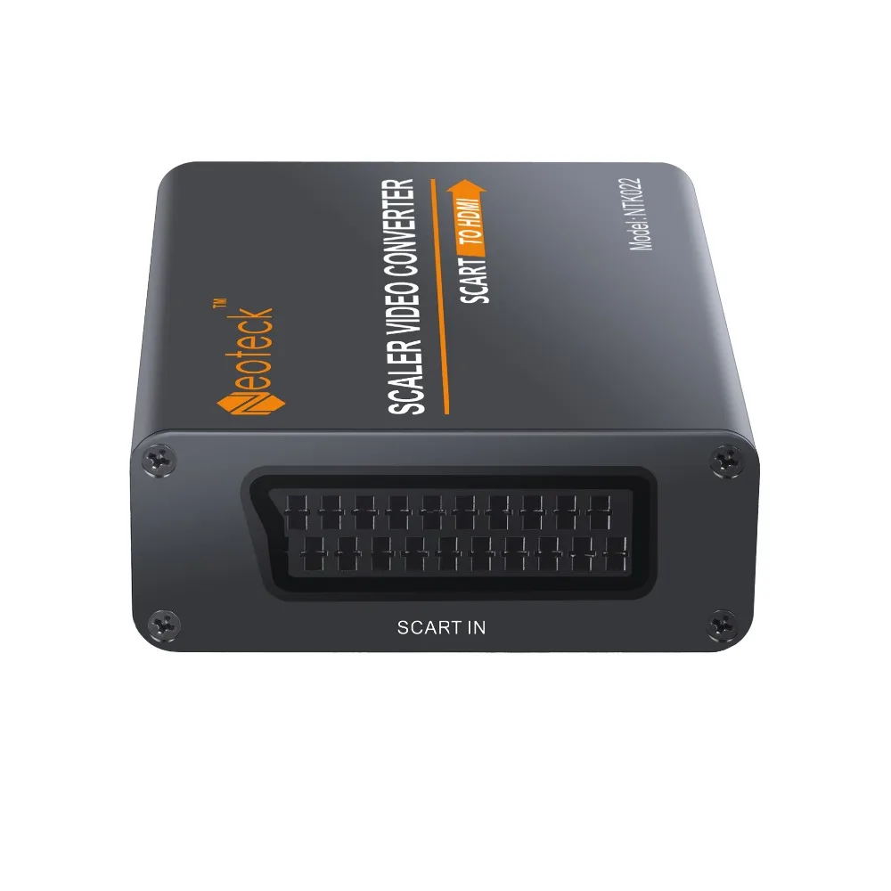 Neoteck алюминиевый конвертер SCART в HDMI 1080P адаптер с 3 5 мм для наушников стерео аудио