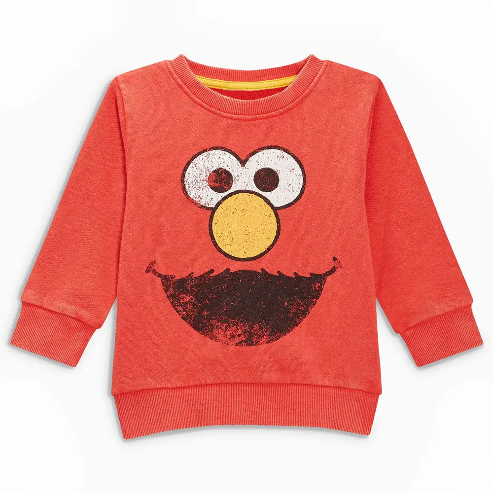 

Jumping Meters Boys Sweater Warm Sesame Street Baby Girls Boys shirt Kids Long Sleeve Tops 100% Cotton Winter Clothes Clothing