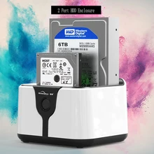 Hd fall sata käfig 2 Bay anzug SATA 2,5 “/3,5” disk usb 3.0 usb-laufwerk fällen hdd gehäuse docking station hdd ssd fall adapter HD05