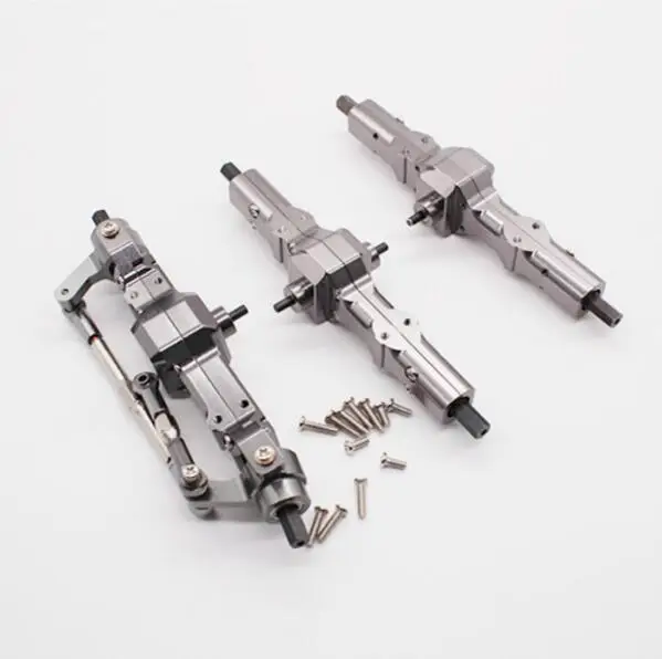 

HengLong WPL B-1 B-14 B-24 B24 C14 C-14 B16 B36 16 Military Truck RC Car parts upgrade Metal Front and Rear Bridge Axle set