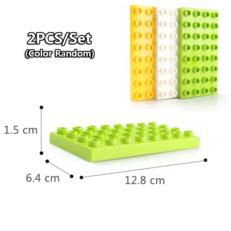 KidS Toys Big Size DIY Building Blocks Swing Dinosaurs Figures Animal Accessories Toys For Children Compatible With LegoINGly Duplo (1)