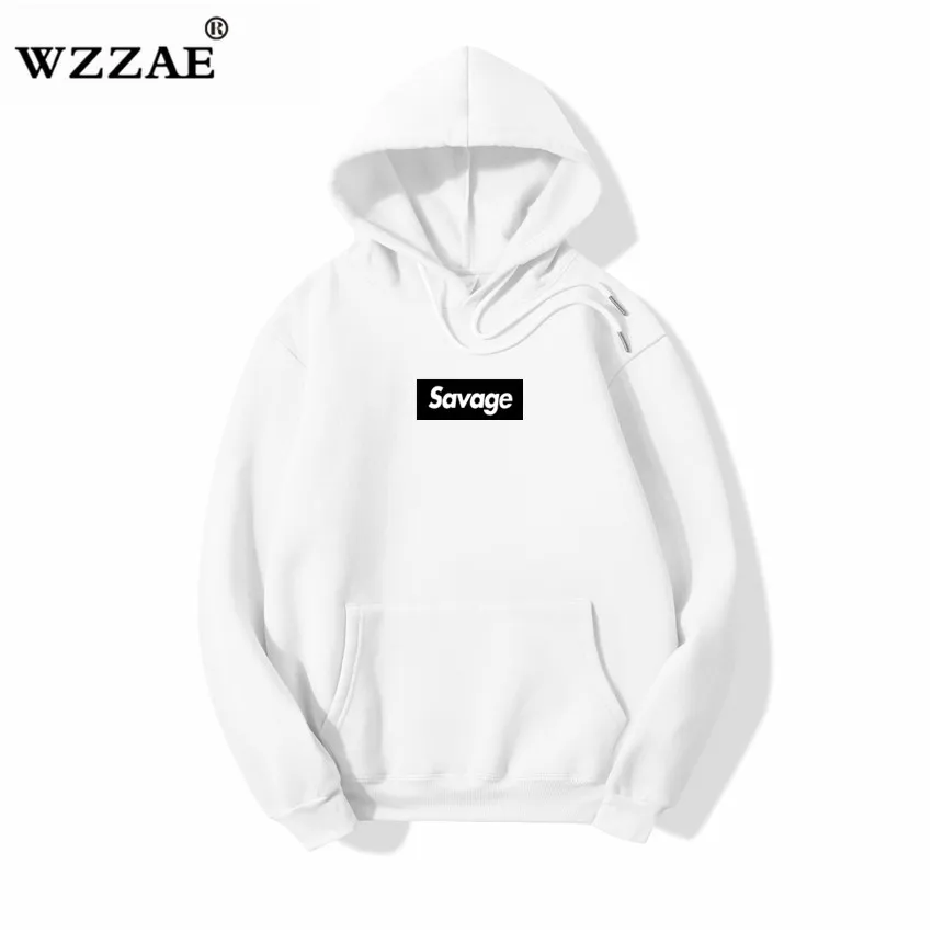 WZZAE 2020 новые Savage 100% хлопковые толстовки с капюшоном пародией Suprem No Heart X толстовка