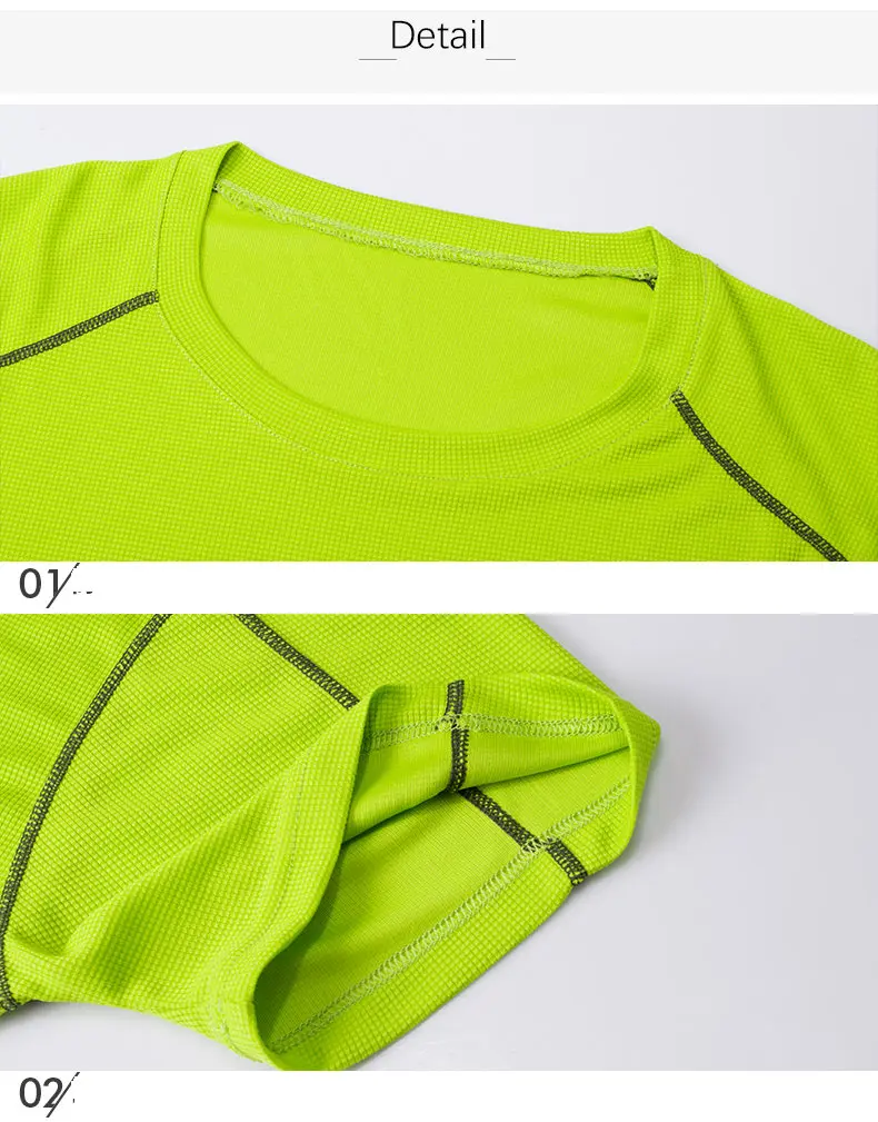 Short Sleeve T shirts Men Women Running Male Female Sports T-Shirts Coupole Summer Top Tees Fast Dry Tshirts Size S-4XL 2019 New 05