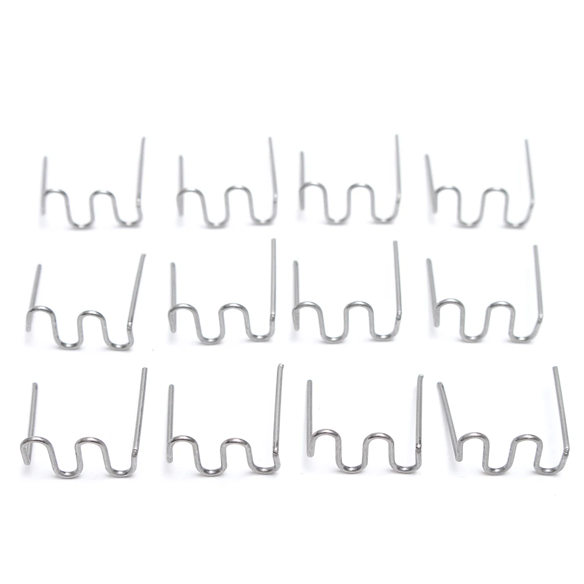 

Hot Sale 100 x 0.8mm Staples Thermo Plastic Repair Kit For Hot Stapler Car Bumper for Fender-Welder