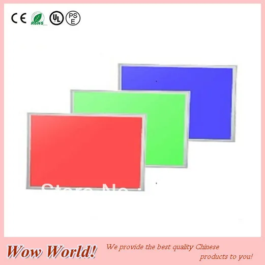 

Colorful RGB LED panel light 300*600mm, 16W, AC85~265V input, SMD5050 chip, with RGB controller, CE ROHS PSE certificated