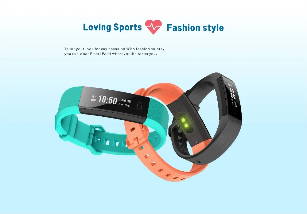 Y11 smart bracelet   heart rate counter calorie information push Bluetooth bracelet   Waterproof smart bracelet
