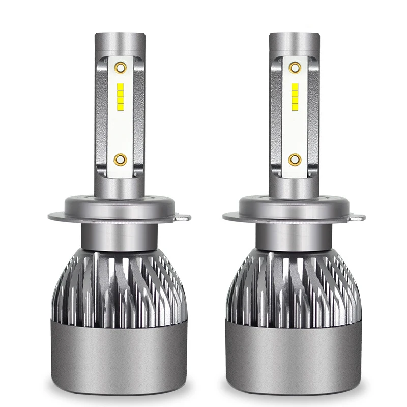 

AZGIANT F32A Car Headlight Led H1 H4 H7 H11 9005 9006 9012 Mini Size Fog Light 360 Degree Heat Radiating Anto Headlamp 8000Lm