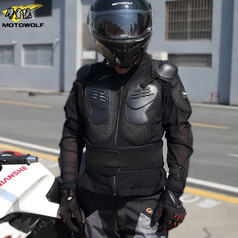 Motowolf мотоциклетный бронезащитный костюм мотоциклетные куртки Защитное снаряжение мотокросса гоночная одежда дропшипная куртка