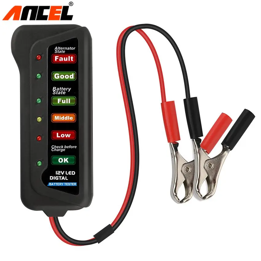 Car 12V font b Battery b font Analyzer 12V Digital Car font b Battery b font