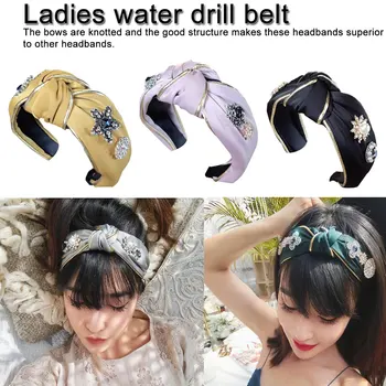 

Fashion High Quality Hairband DIY Rhinestone Headband For Women Luxurious Hair Band Turban Hair Accessories Gift