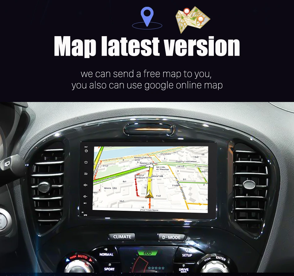 Clearance Eunavi Eunavi 2 din Android 9.0 Octa Core Car DVD Player for Nissan Juke for Infiniti ESQ 2011-2017 Car GPS Navigation Stereo 8